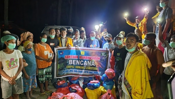 bantuan korban eruspi lewotobi 12